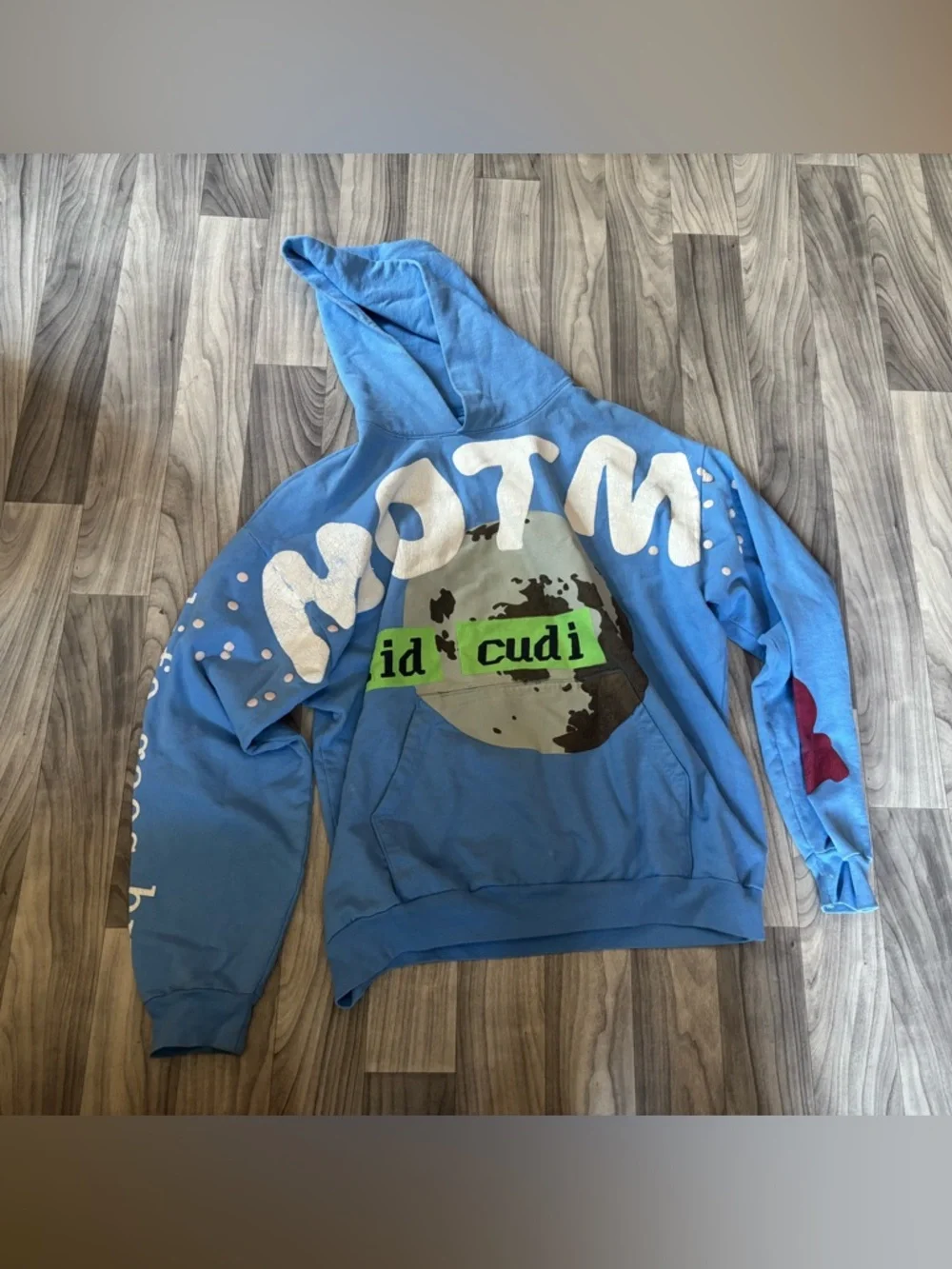 Kid Cudi MOTM 2XL Man on the Moon Blue Hoodie - Picture 1 of 3